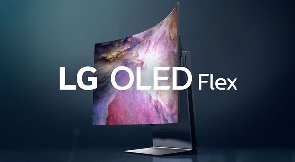 تلویزیون OLED خم‌شدنی